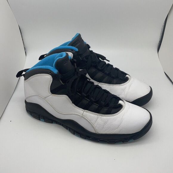 Jordan 10 Retro Powder Blue 2014 Size 11.5- Missing Insoles - Picture 1 of 8